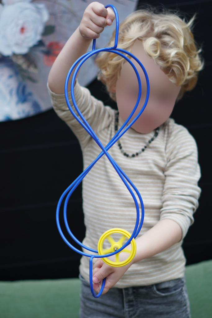 Motorische oefening met lemniscaat